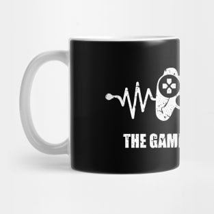 game never ends heartbeat controller gamer quote gaming Mug